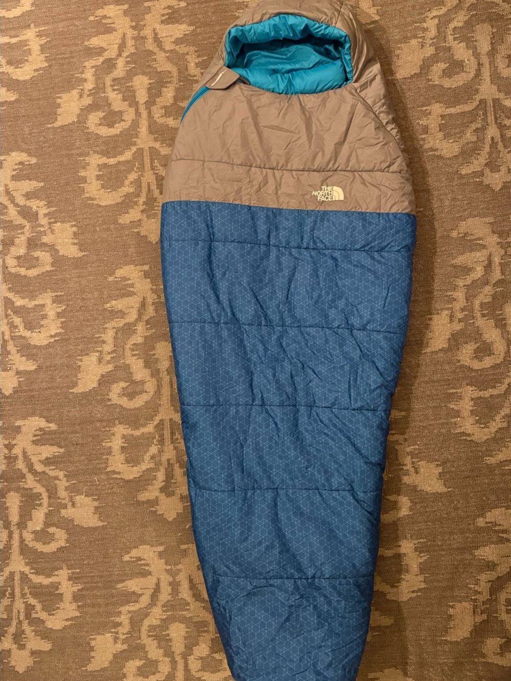The North Face Uouth Aleutian Blue/Tan Sleeping Bag